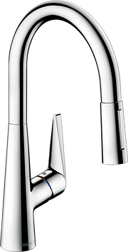 Hansgrohe Talis S HighArc Kitchen Faucet, 2-Spray Pull-Down, 1.75 GPM