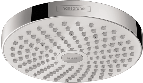 Hansgrohe Croma Select S Showerhead 180 2-Jet, 1.8 GPM