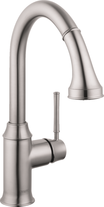 Talis C HighArc Kitchen Faucet, 2-Spray Pull-Down, 1.75 GPM