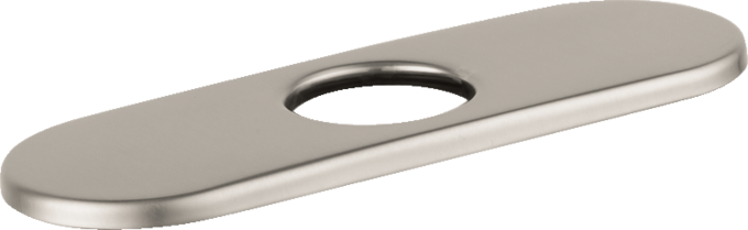 E&S Accessories Base Plate for Contemporary Single-Hole Faucets, 6"