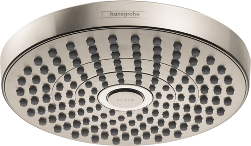 Hansgrohe Croma Select S Showerhead 180 2-Jet, 1.8 GPM