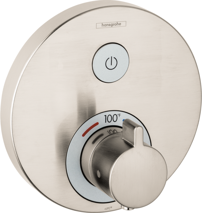 ShowerSelect S Thermostatic Trim for 1 Function, Round