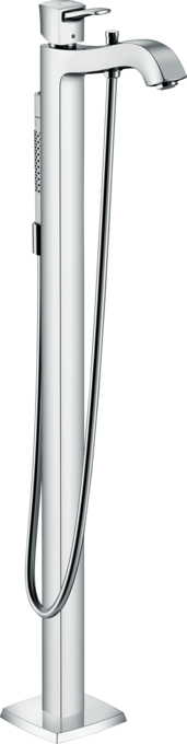 Metropol Classic Freestanding Tub Filler Trim with 1.75 GPM Handshower