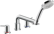 Talis S 4-Hole Roman Tub Set Trim with 1.8 GPM Handshower