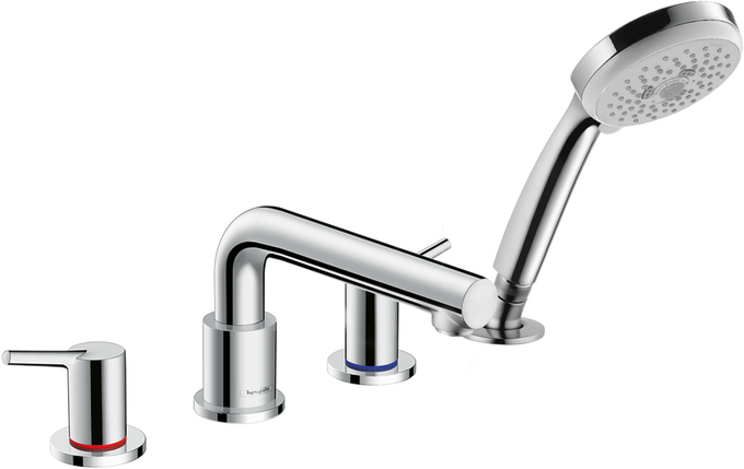 Talis S 4-Hole Roman Tub Set Trim with 1.8 GPM Handshower
