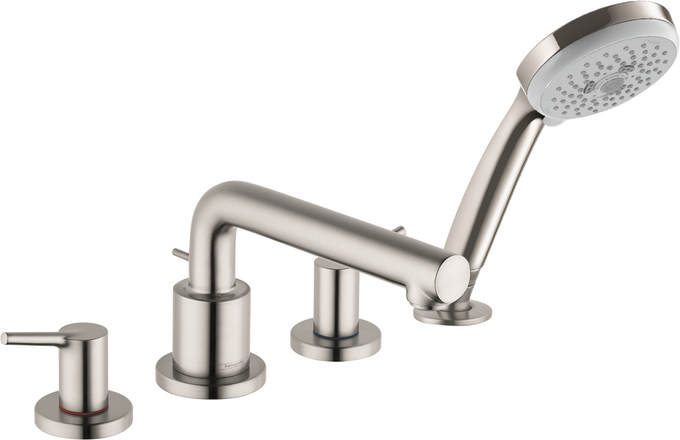 Talis S 4-Hole Roman Tub Set Trim with 1.8 GPM Handshower