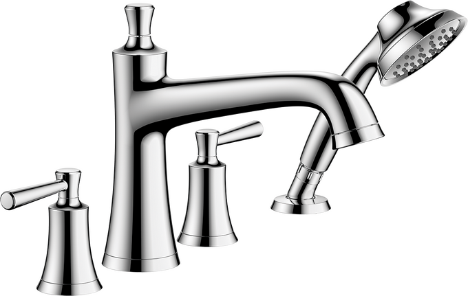 Joleena 4-Hole Roman Tub Set Trim with 1.75 GPM Handshower