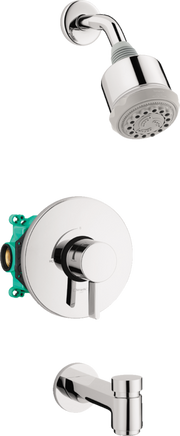 Clubmaster Pressure Balance Tub/Shower Set with Rough, 2.5 GPM