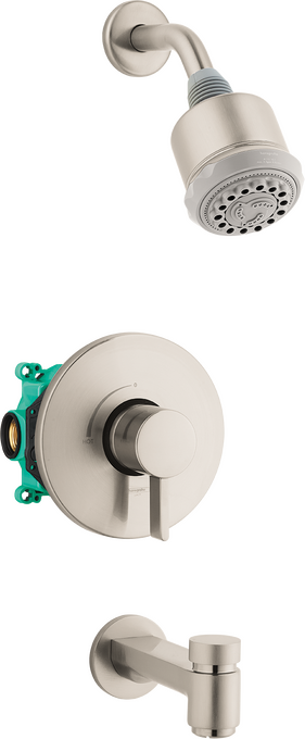 Clubmaster Pressure Balance Tub/Shower Set with Rough, 2.5 GPM