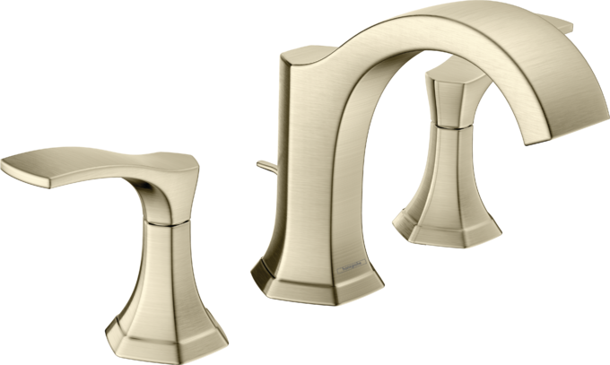 Locarno Widespread Faucet 110 with pop-up drain, 1.2 GPM
