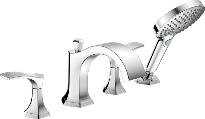 Locarno 4-Hole Roman Tub Set Trim with 1.75 GPM Handshower