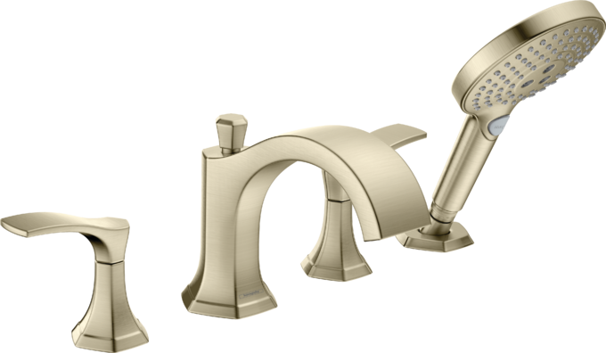 Locarno 4-Hole Roman Tub Set Trim with 1.75 GPM Handshower
