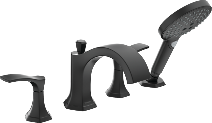 Locarno 4-Hole Roman Tub Set Trim with 1.75 GPM Handshower