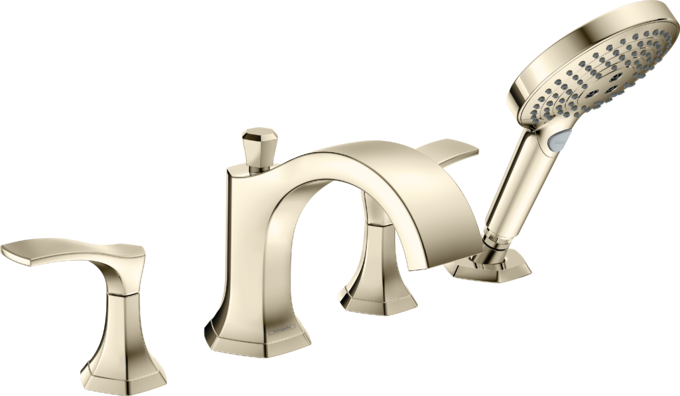 Locarno 4-Hole Roman Tub Set Trim with 1.75 GPM Handshower
