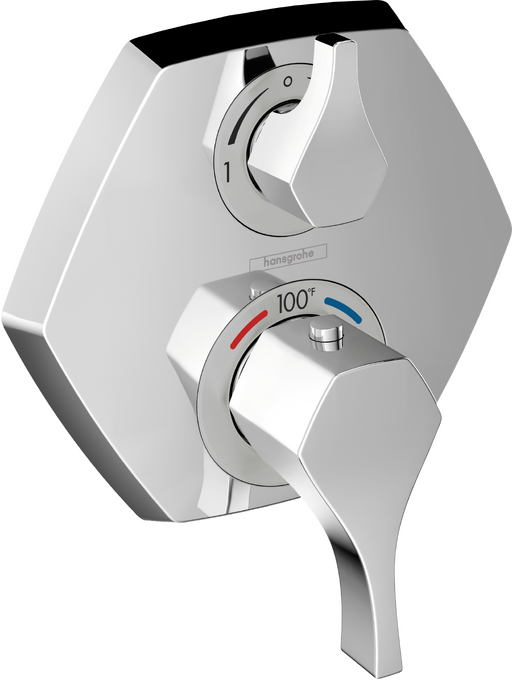 Locarno Thermostatic Trim with Volume Control and Diverter