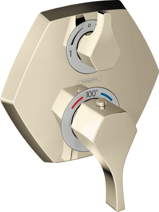 Locarno Thermostatic Trim with Volume Control and Diverter