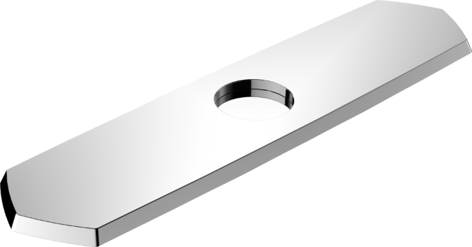 Locarno Base Plate for Single-Hole Kitchen Faucets, 10"