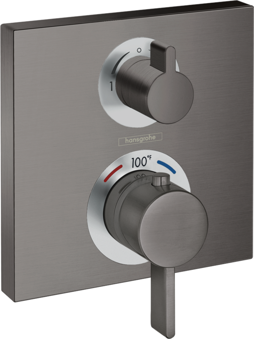 Ecostat Square Thermostatic Trim with Volume Control