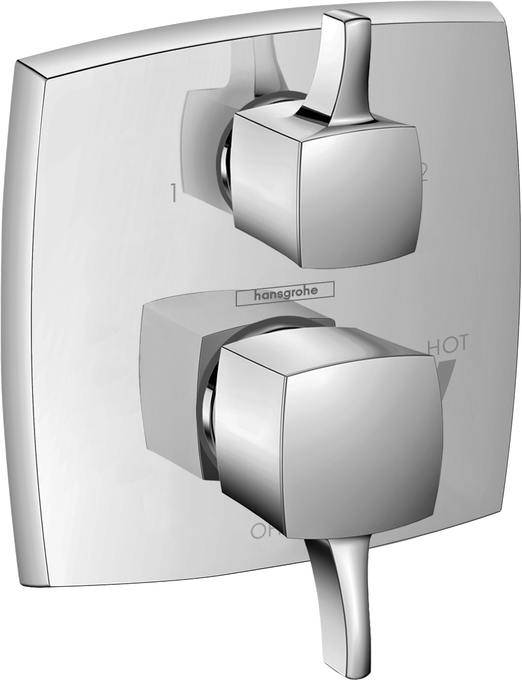 Ecostat Classic Pressure Balance Trim Classic Square with Diverter