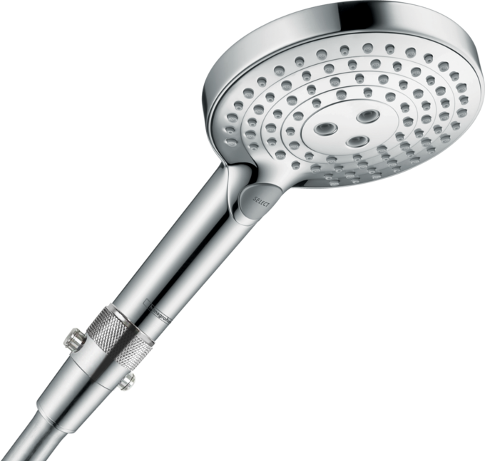 Raindance Select S Handshower 120 3-Jet Powder Rain, 1.8 GPM