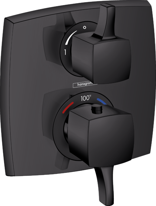 Ecostat Classic Thermostatic Trim with Volume Control and Diverter, Square