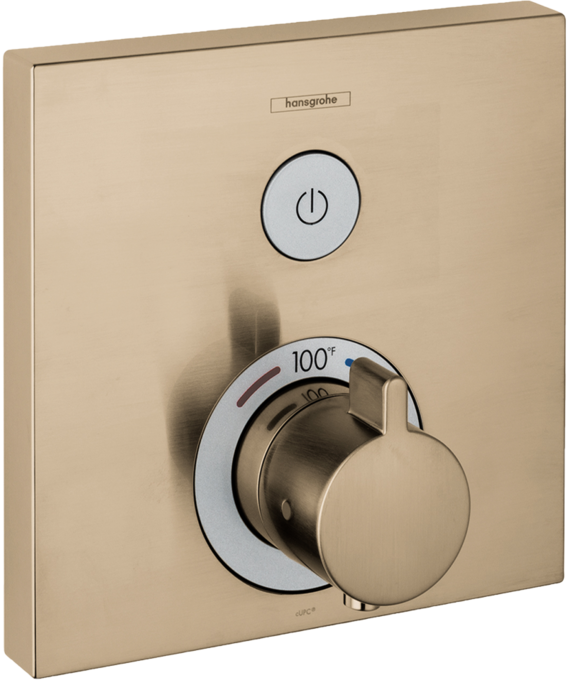 ShowerSelect Thermostatic Trim for 1 Function, Square