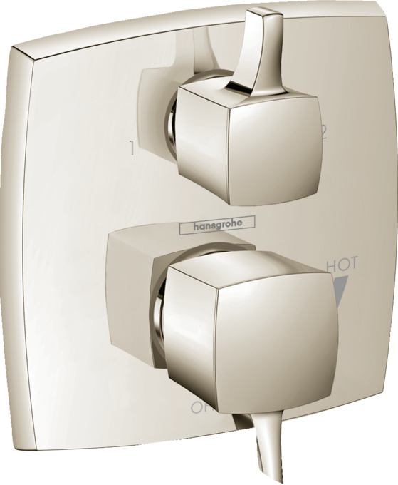 Ecostat Classic Pressure Balance Trim Classic Square with Diverter