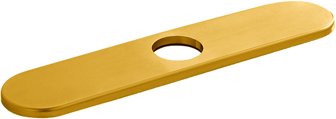 Base Plate for Single-Hole Kitchen Faucets, 10"