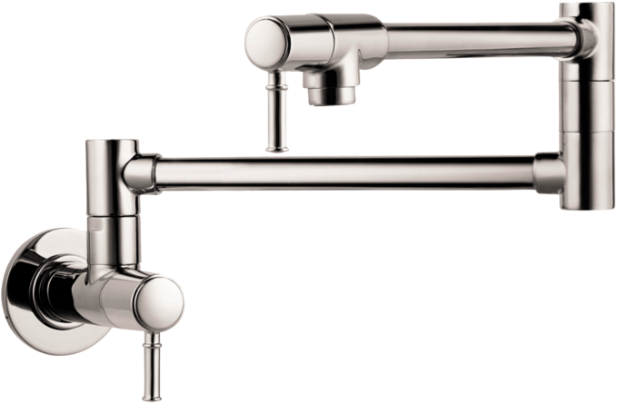 Transitional Wall-Mounted Pot Filler