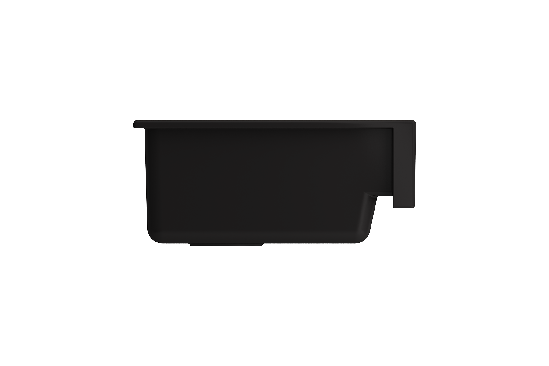 Nuova Pro Short Apron Front Dual-Mount Fireclay 34 in. Single Bowl Kitchen Sink with Protective Bottom Grid and Strainer 1551