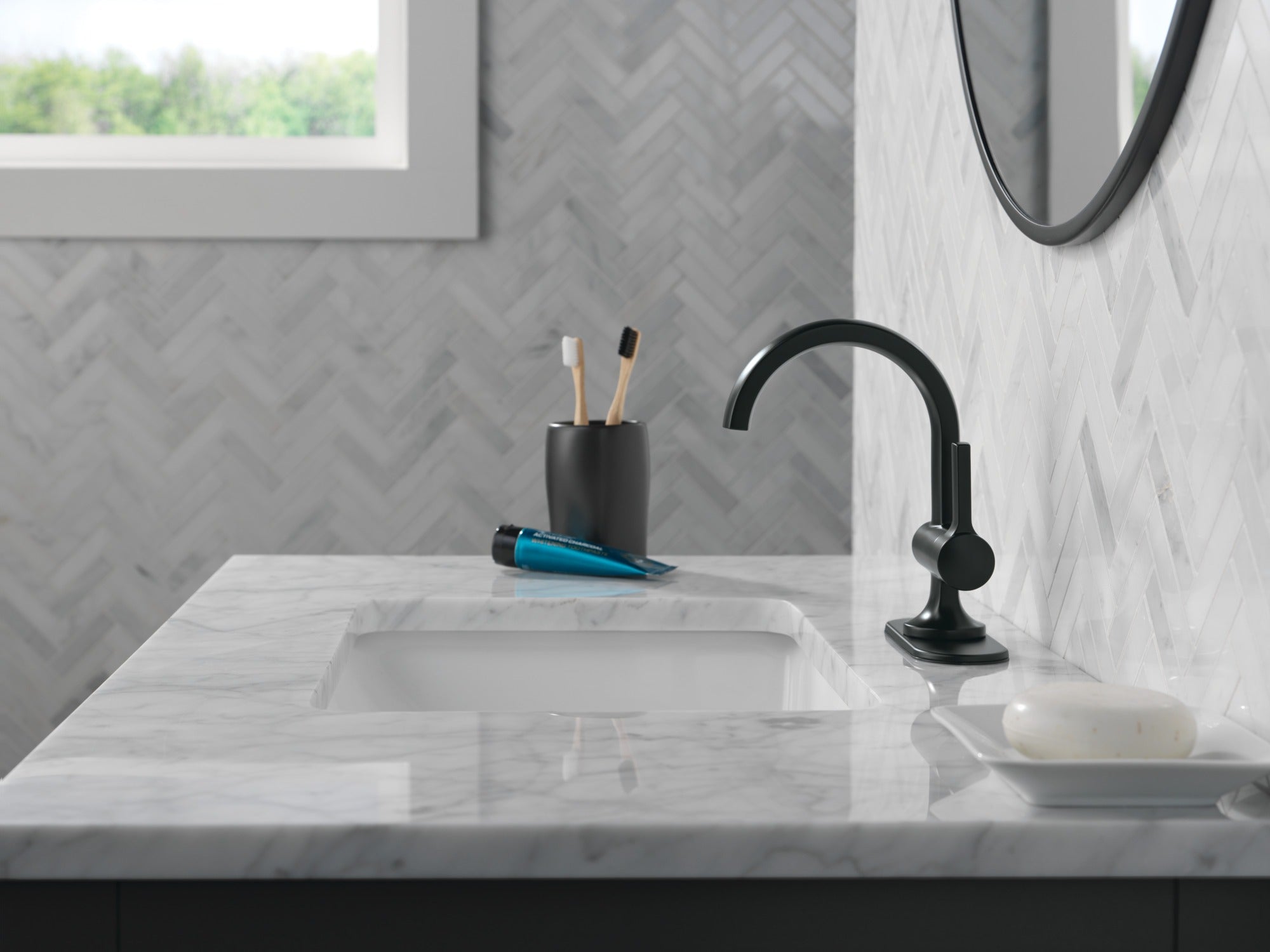 Delta Albion™ Single Handle Bathroom Faucet