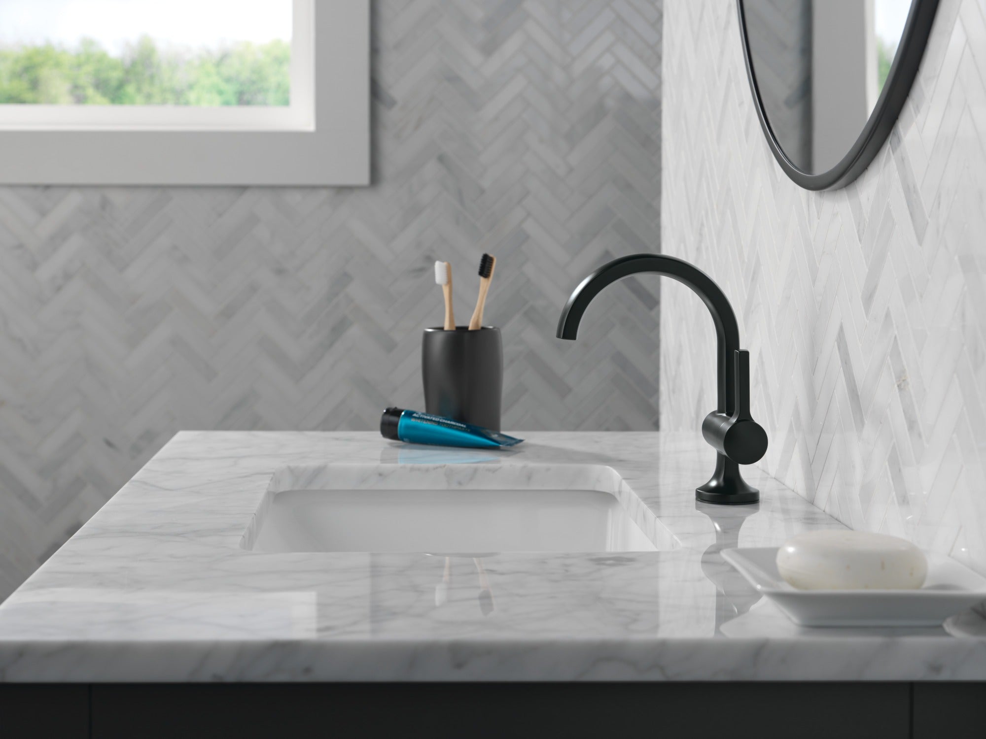 Delta Albion™ Single Handle Bathroom Faucet