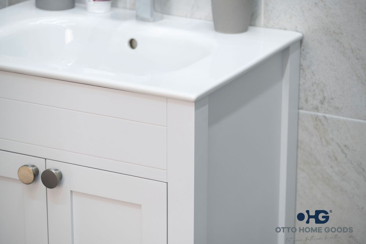 Aria White 24" Bathroom Cabinet
