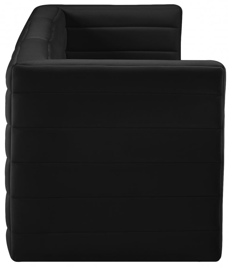 Quincy 95" Velvet Upholstered Comfort 3pc. Modular Sofa