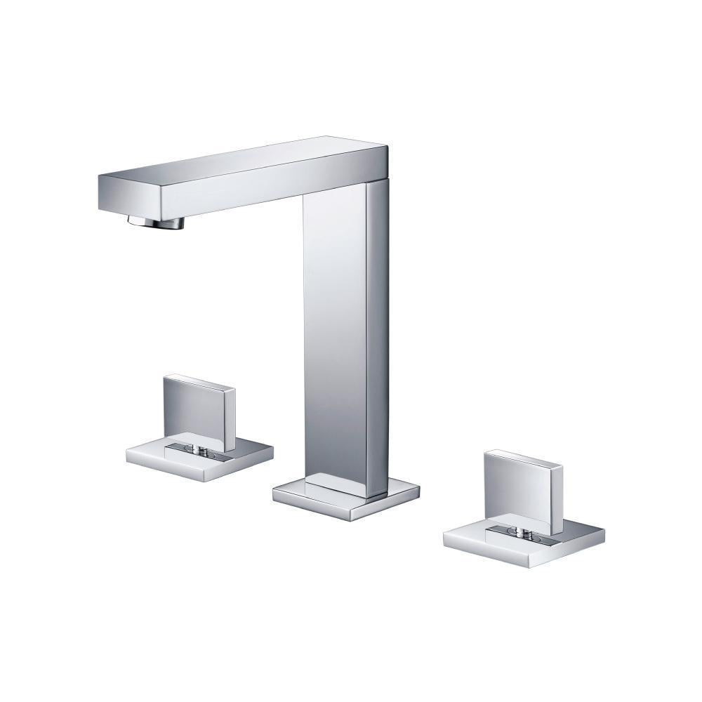Flusso 160.2000 Three Hole 8" Widespread Two Handle Bathroom Faucet