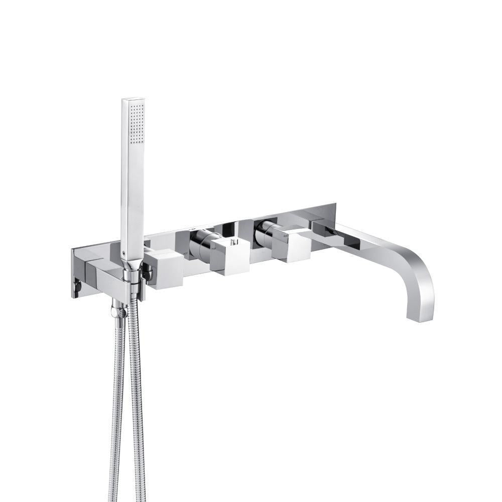 Flusso 160.2691 Wall Mount Tub Filler With Hand Shower