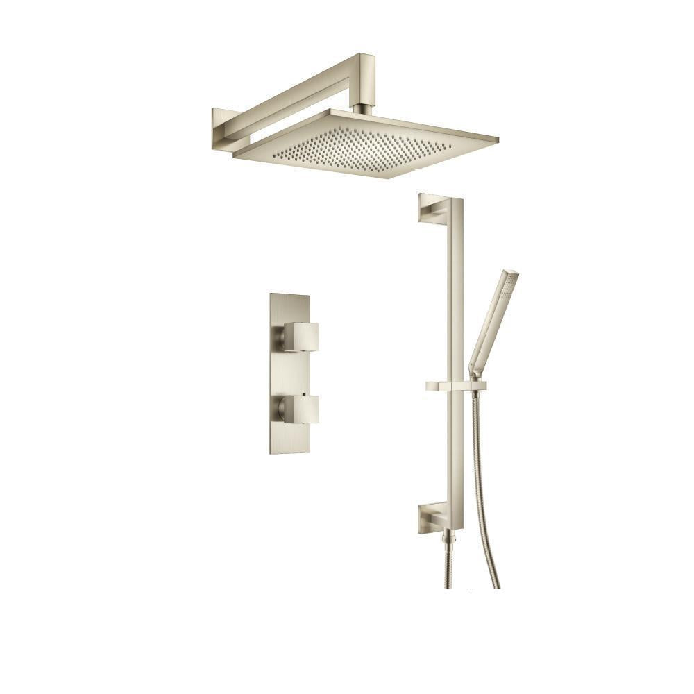 Flusso 160.7350 Two Output Shower Set With Shower Head, Hand Held And Slide Bar