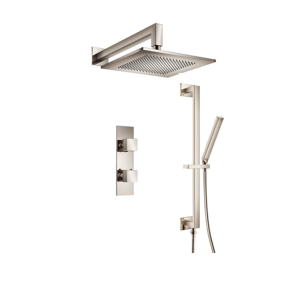 Flusso 160.7350 Two Output Shower Set With Shower Head, Hand Held And Slide Bar