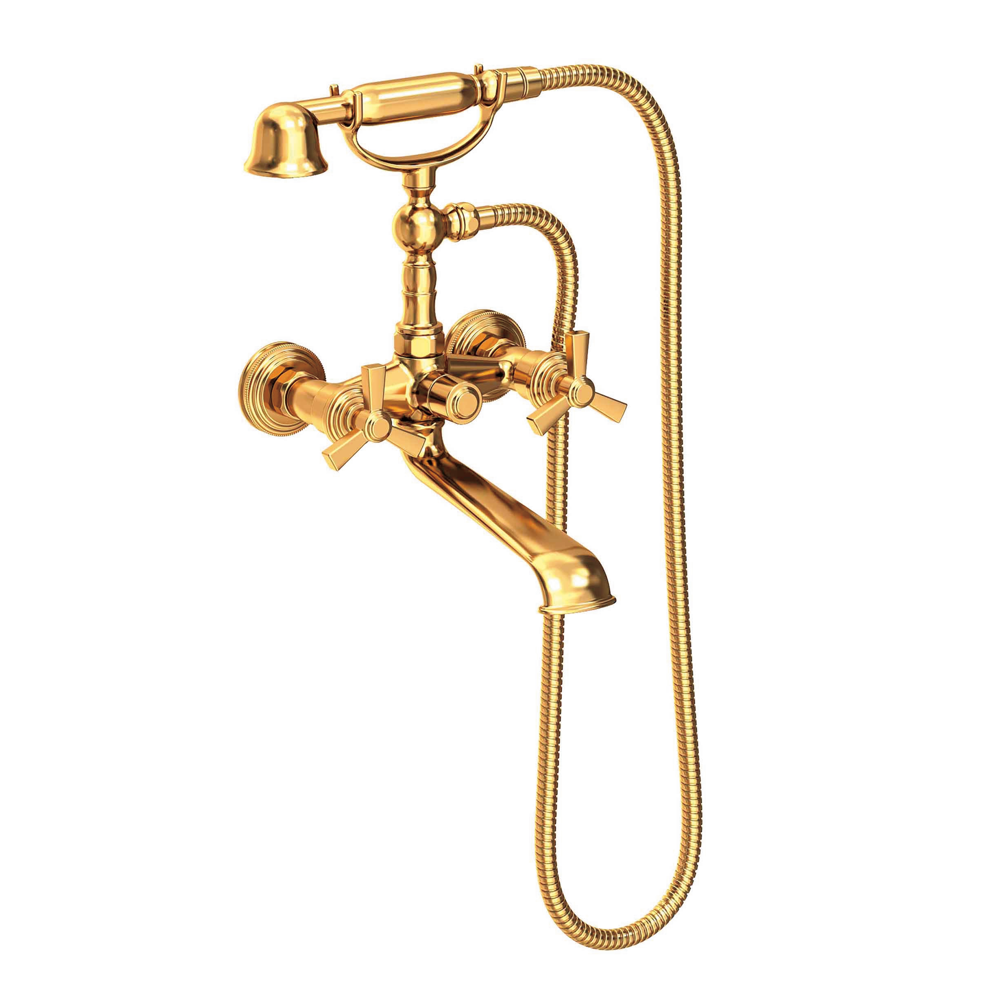 Newport Brass Miro Exposed Tub & Hand Shower Set - Wall Mount