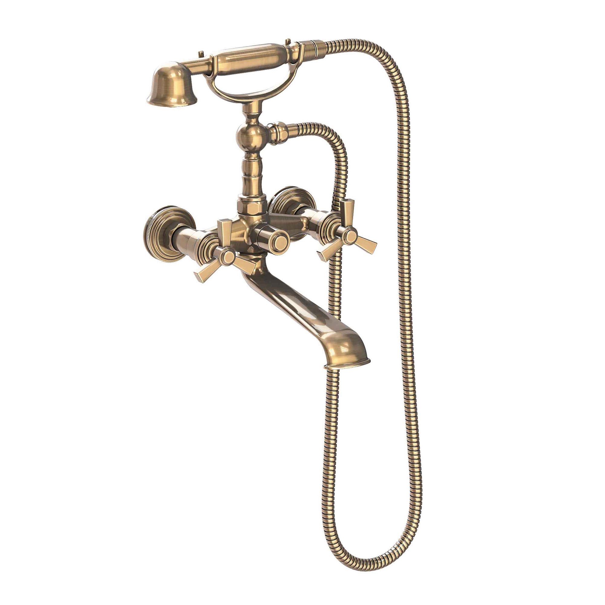 Newport Brass Miro Exposed Tub & Hand Shower Set - Wall Mount