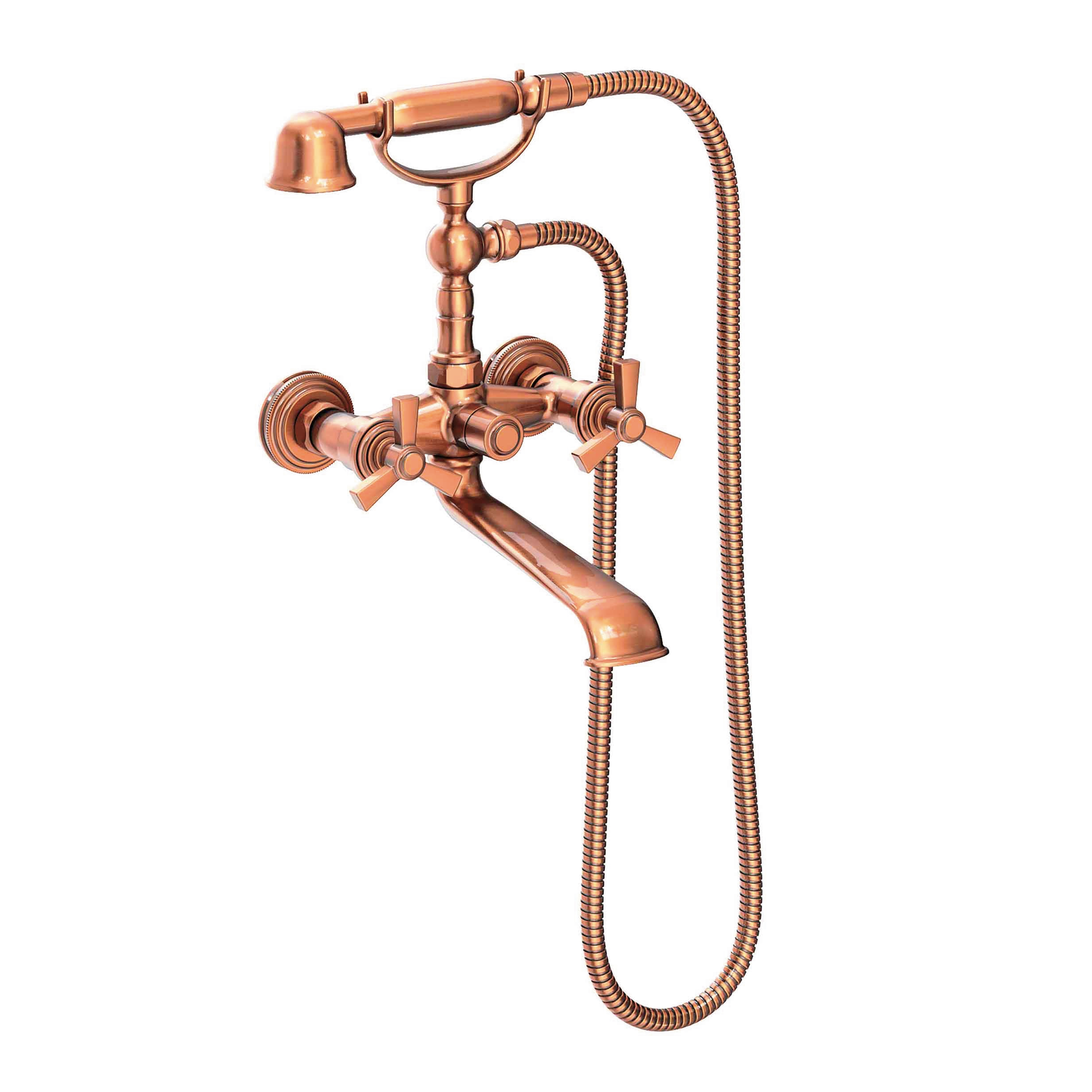 Newport Brass Miro Exposed Tub & Hand Shower Set - Wall Mount