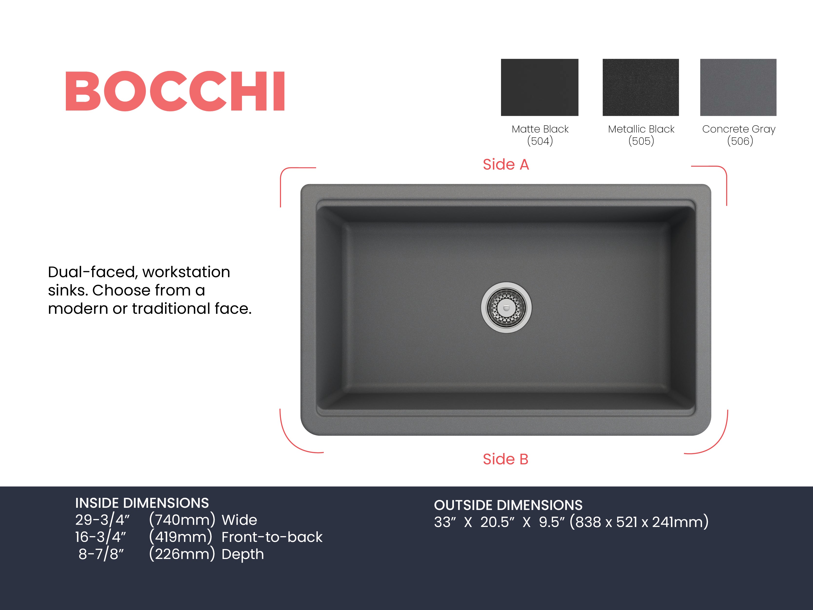 Arona Apron-Front 33 in. Single Bowl Granite Composite Kitchen Sink with Integrated Workstation and Accessories 1600