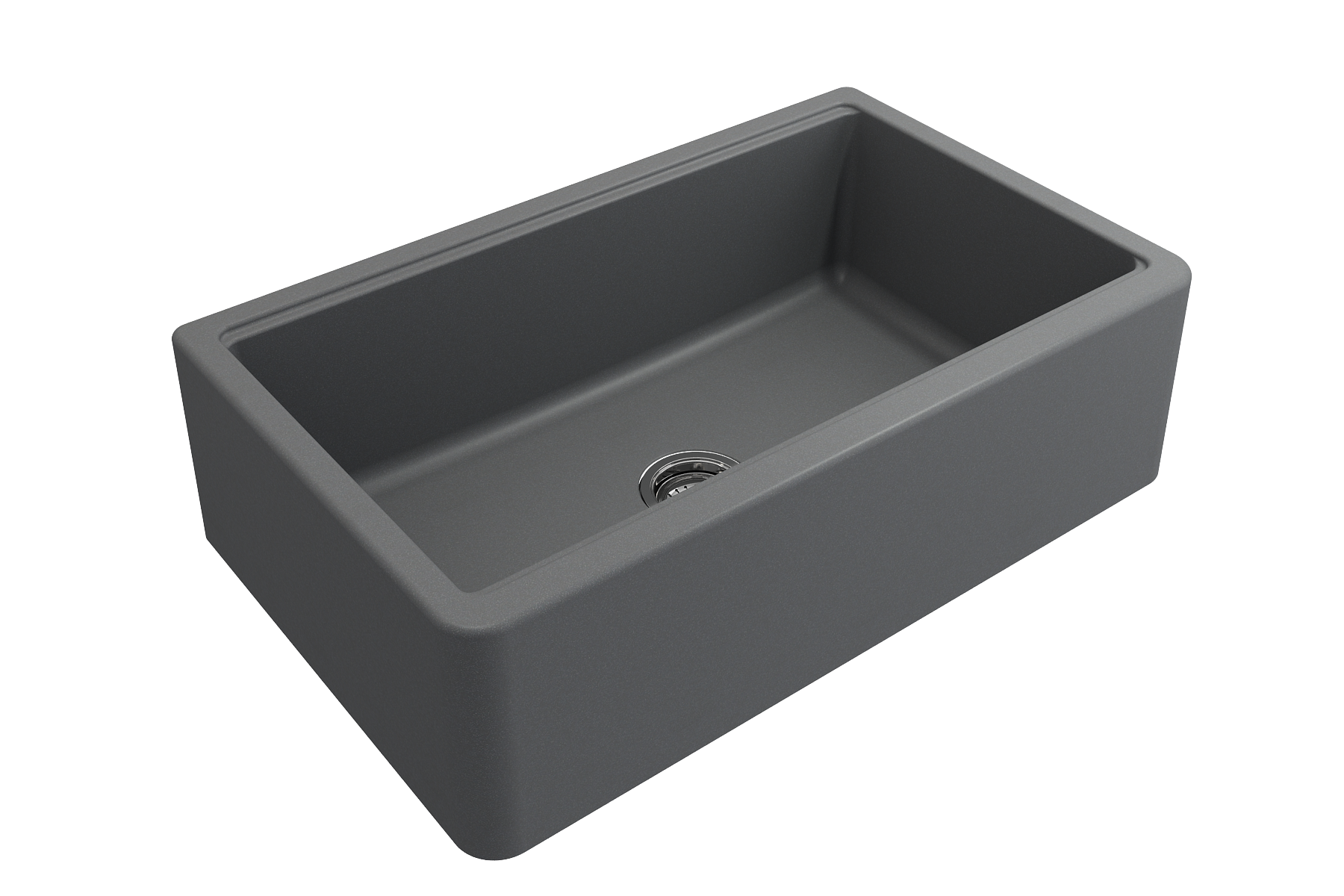 Arona Apron-Front 33 in. Single Bowl Granite Composite Kitchen Sink with Integrated Workstation and Accessories 1600