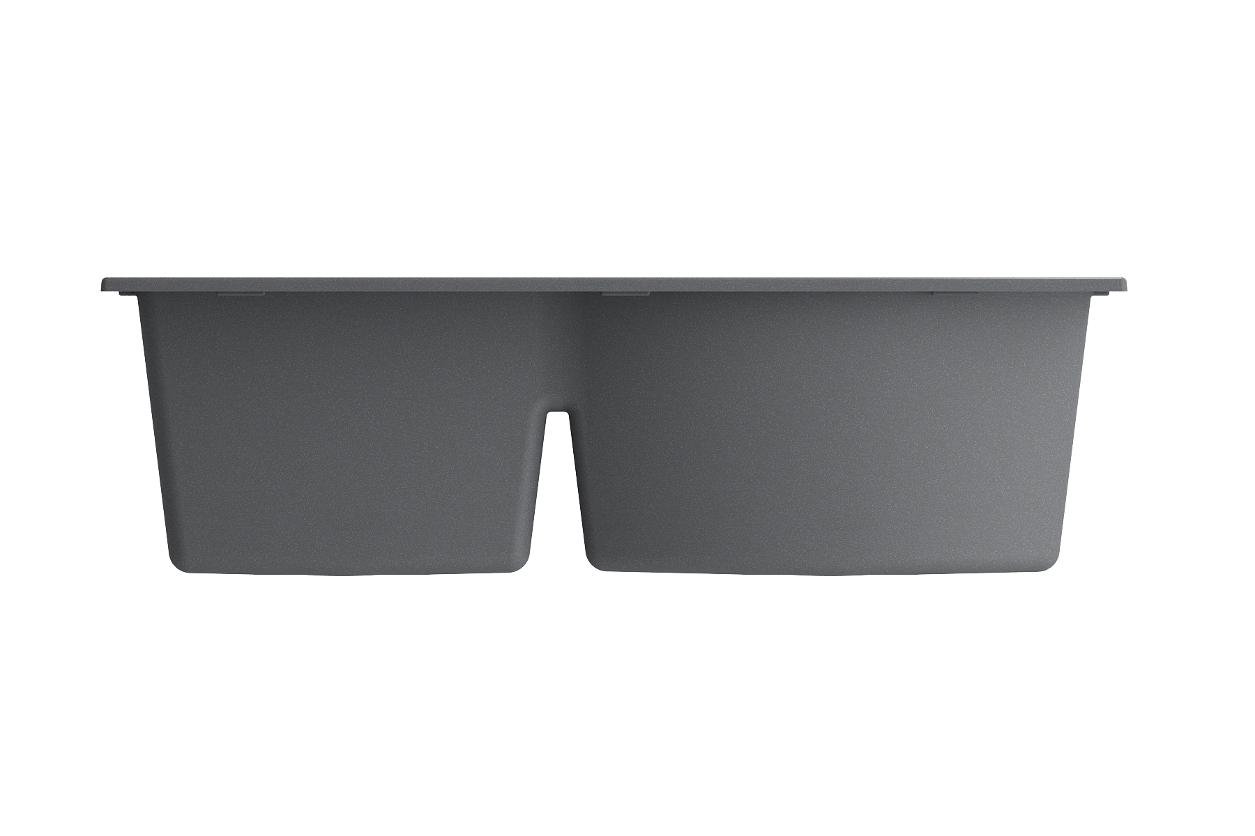 Campino Duo Dual Mount Granite Composite 33 in. 60/40 Double Bowl Kitchen Sink with Strainers 1602