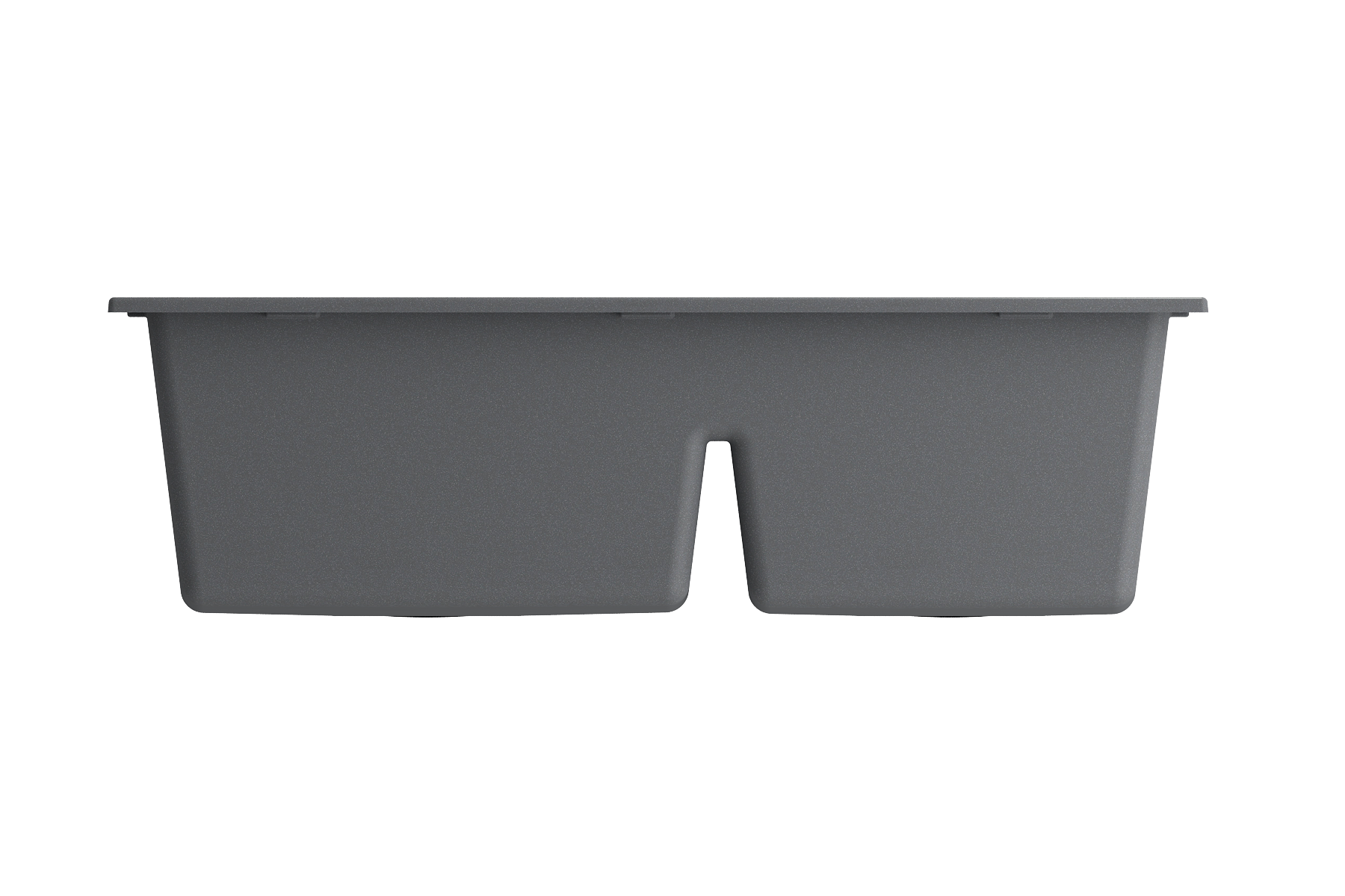 Campino Duo Dual Mount Granite Composite 33 in. 60/40 Double Bowl Kitchen Sink with Strainers 1602