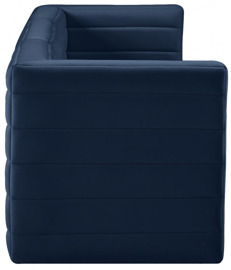 Quincy 95" Velvet Upholstered Comfort 3pc. Modular Sofa
