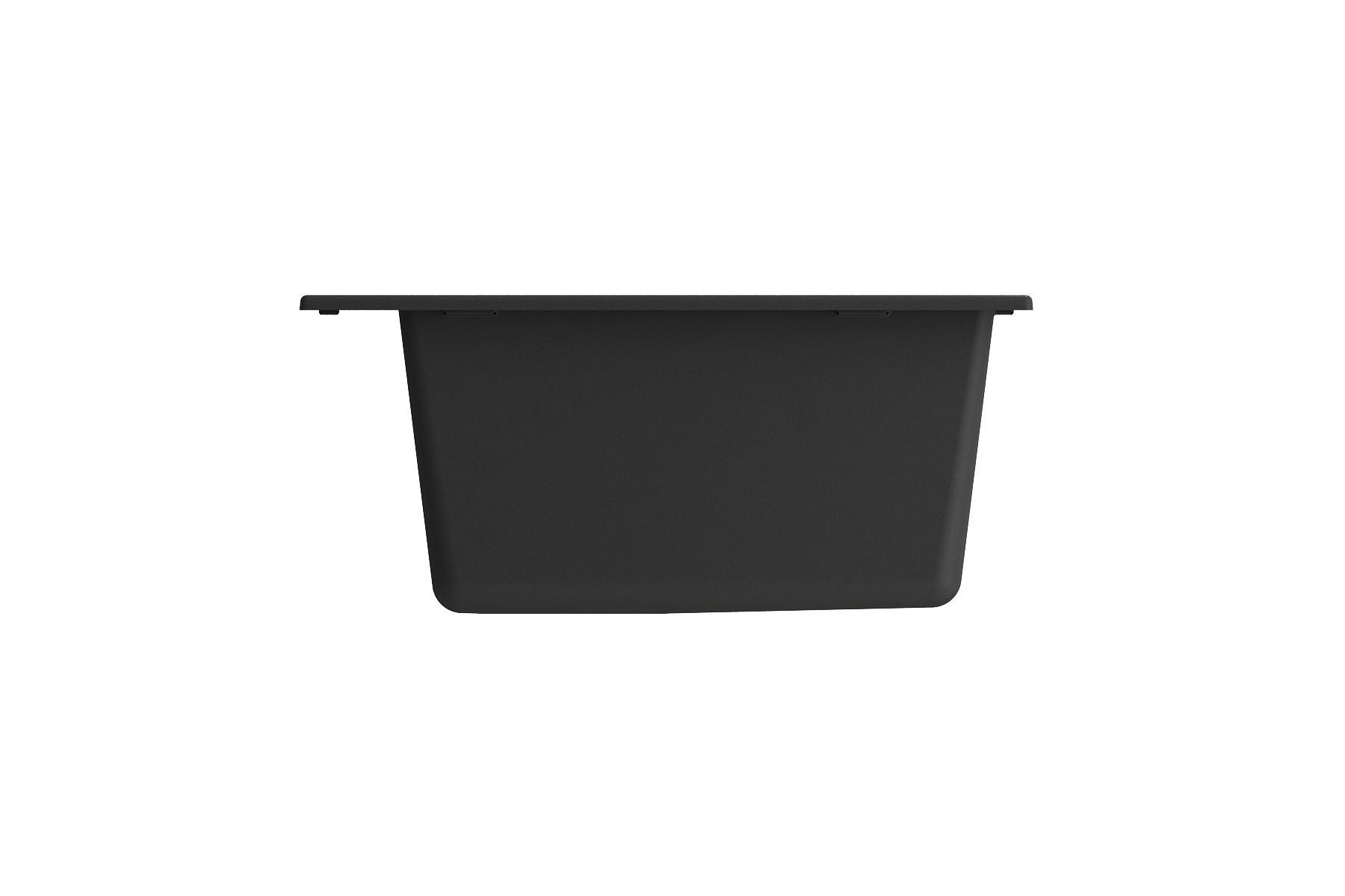 Campino Uno Dual Mount Granite Composite 33 in. Single Bowl Kitchen Sink with Strainer 1604