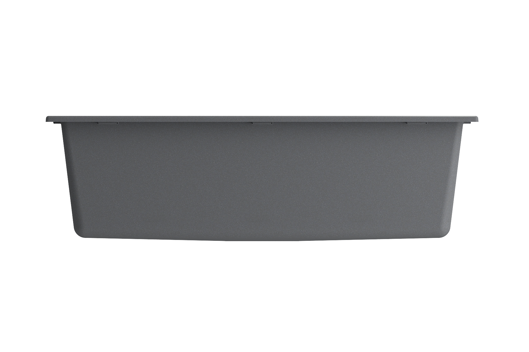 Campino Uno Dual Mount Granite Composite 33 in. Single Bowl Kitchen Sink with Strainer 1604