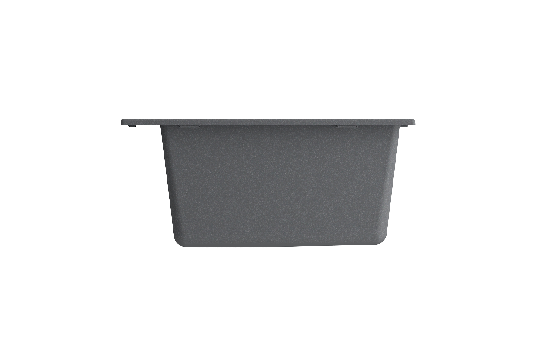 Campino Uno Dual Mount Granite Composite 33 in. Single Bowl Kitchen Sink with Strainer 1604