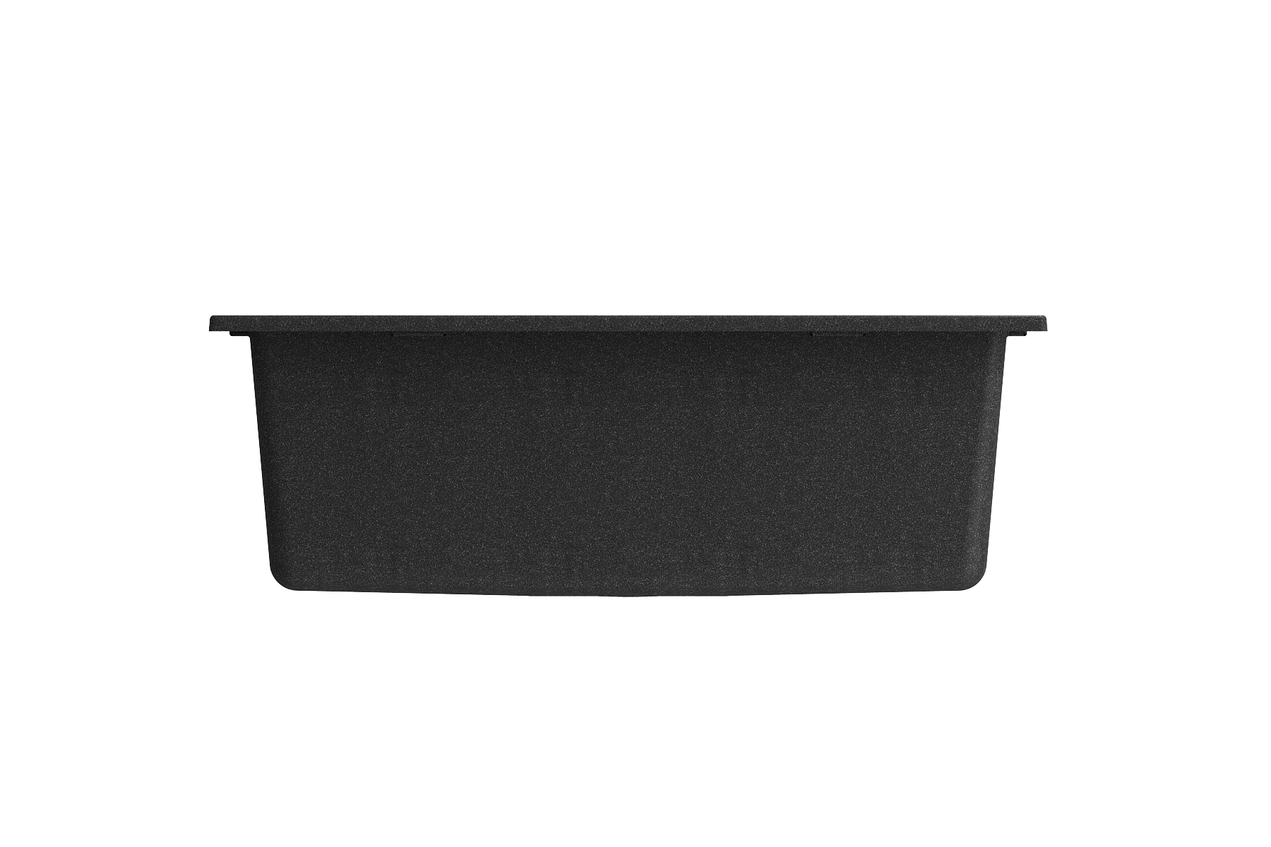 Campino Uno Dual Mount Granite Composite 24 in. Single Bowl Kitchen Sink with Strainer 1606